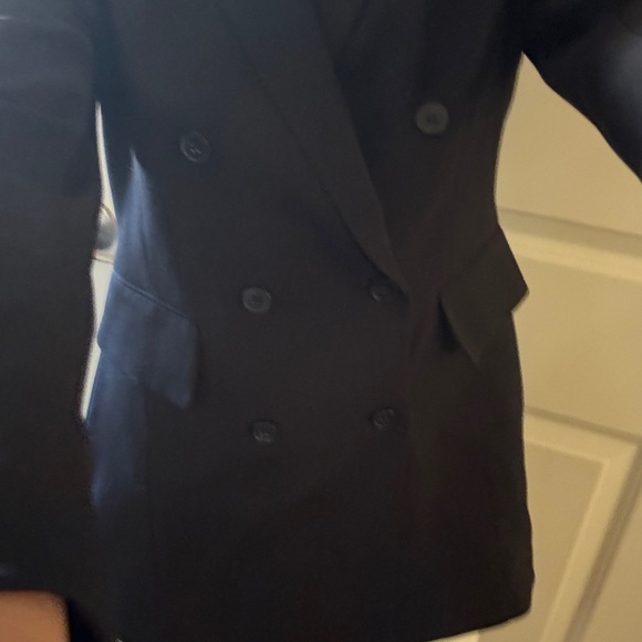 Elegant Black Double-Breasted Women's blazer dress- longer length . NWOT size 10 - Picture 6 of 6